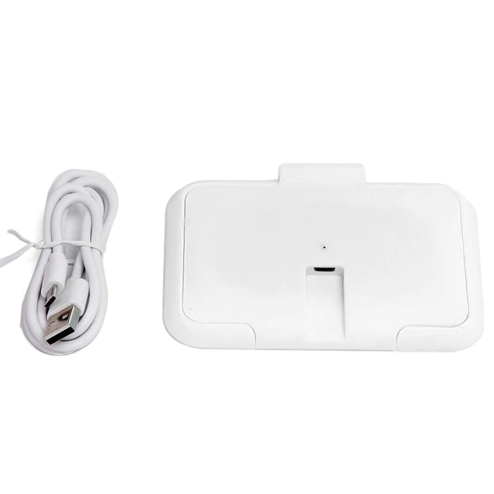 Baby Wet Wipes Heater 5V Portable USB Powered Baby Wet Wipes Warmer Heater Constant Temperature Perfect for Traveling
