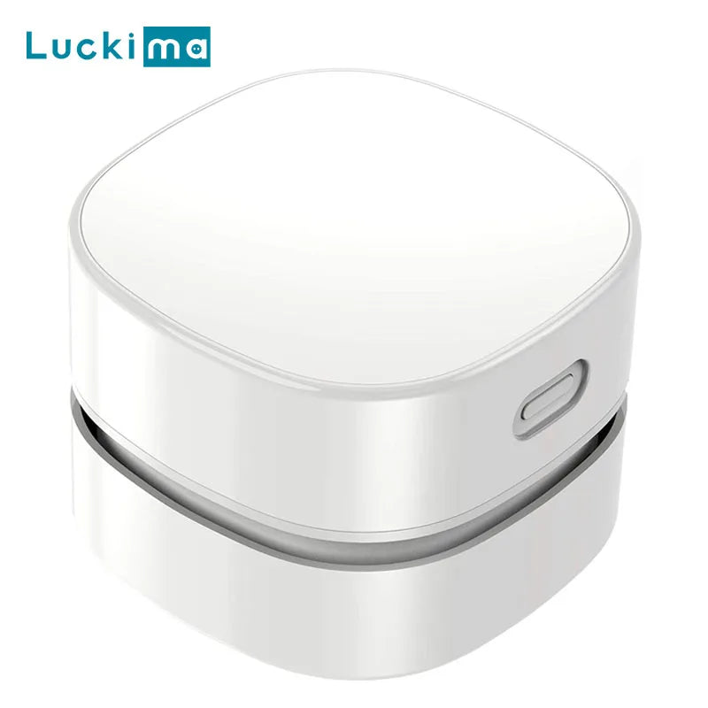 Mini aspiradora de escritorio inalámbrica, barrendero de polvo de mesa, ahorro de energía, recargable por USB de 1400 mAh para oficina, escuela, teclado, hogar