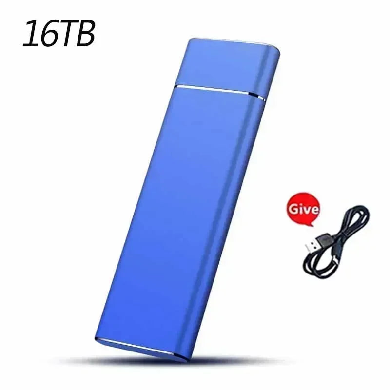 Mini Portable USB SSD 1TB 2TB High-speed Original Mass Storage SSD USB3.0 External Hard Drive for USB SSD Computer Laptop