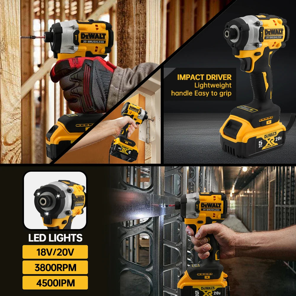 Dewalt DCF860 Lightweight Electric Screwdriver Power Tool Utilizing 20V Battery Compact And Powerful Brand Screwdriver