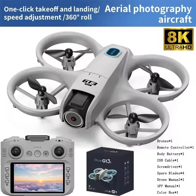 5G 8K GPS Professional HD Aerial Photography Light Remote Control Aircraft Optical Flow Quadcopter High Quality GT3 MAX Drone