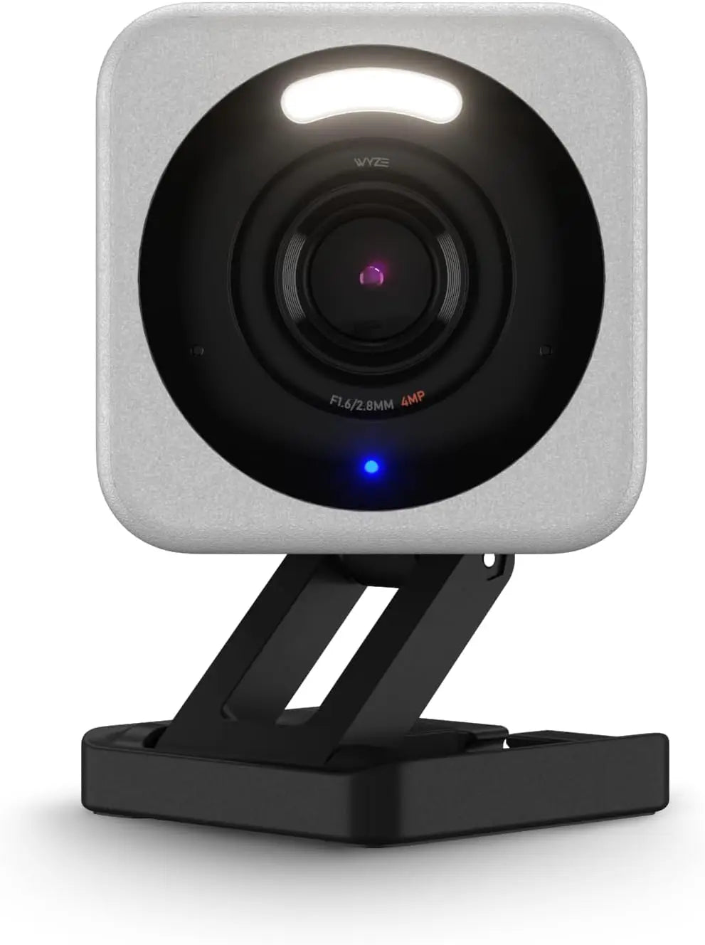 Wyze Cam v4, cámara de seguridad inteligente 2K Wi-Fi para el hogar, foco/sirena activado por movimiento, audio bidireccional, monitor para mascotas/bebés para exteriores/interiores