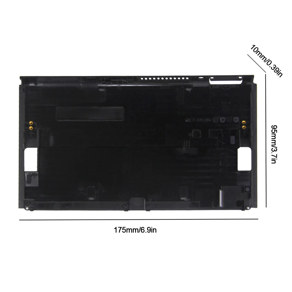 Faceplate for Switch OLED Housing Shell Backplate Cover Kits ABS Replacement Bottom Housing Shell Case Repair Parts Back Cover