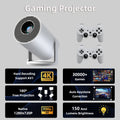 30000+ GAME projectors 4k android portable video projector bluetooth and wifi Home theater support Netfli YouTub