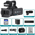 64MP 4K Camcorder 4.0 Inch 270° Rotate Touch Screen 18X 4K UHD Professional Digital Video Camera Youtube Livestream Wifi Webcam