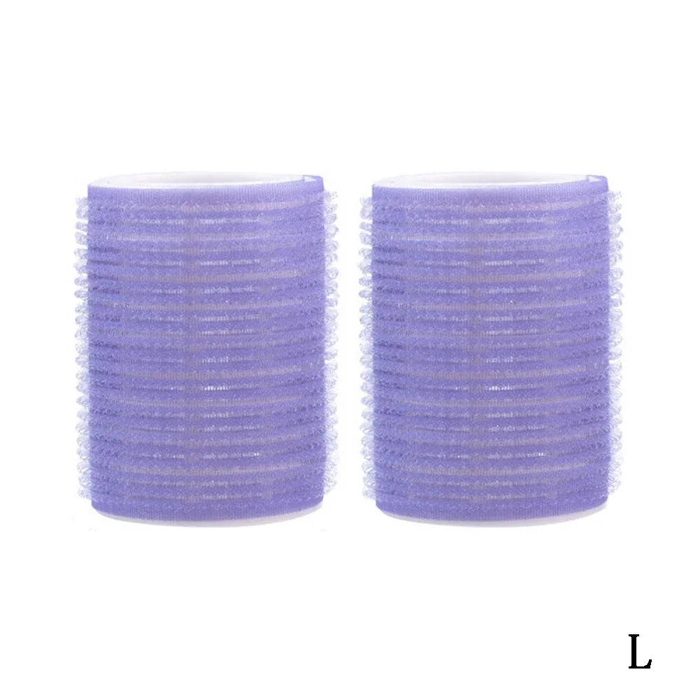 Plastic Hair Rollers Self Adhesive Manual Hair Curler No Heat Hair Rollers Long-lasting Fluffy Styling Hair Styling Tool