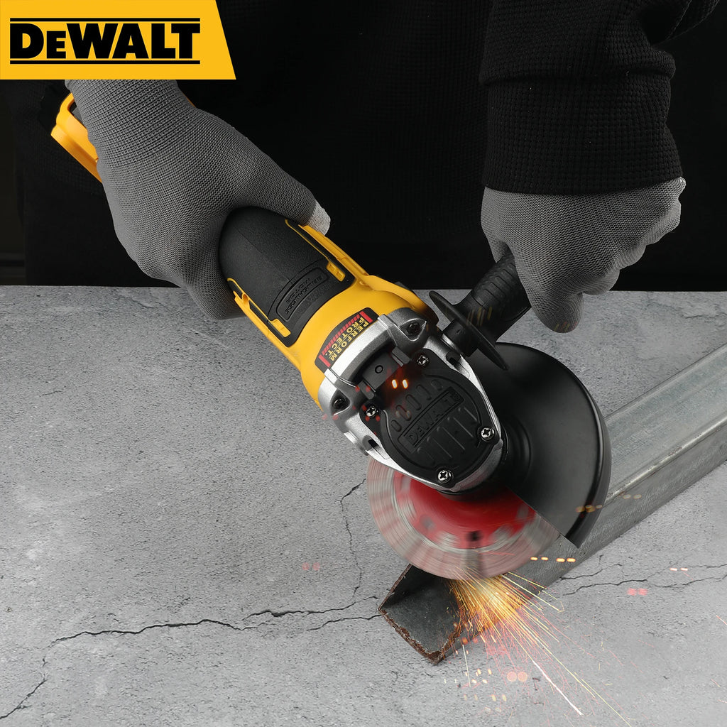 DEWALT DCG405 125mm flat head angle grinder bare machine tool cutting machine 18V lithium battery brushless tools
