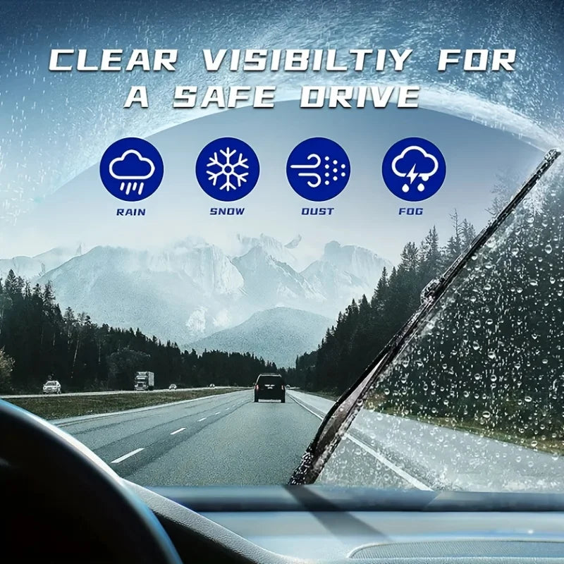For BMW 3 Series M3 E46 1998-2006 Car Wiper U-type Soft Rubber Boneless Wiper HD Quiet Durable Automotive Wiper 22"+20"