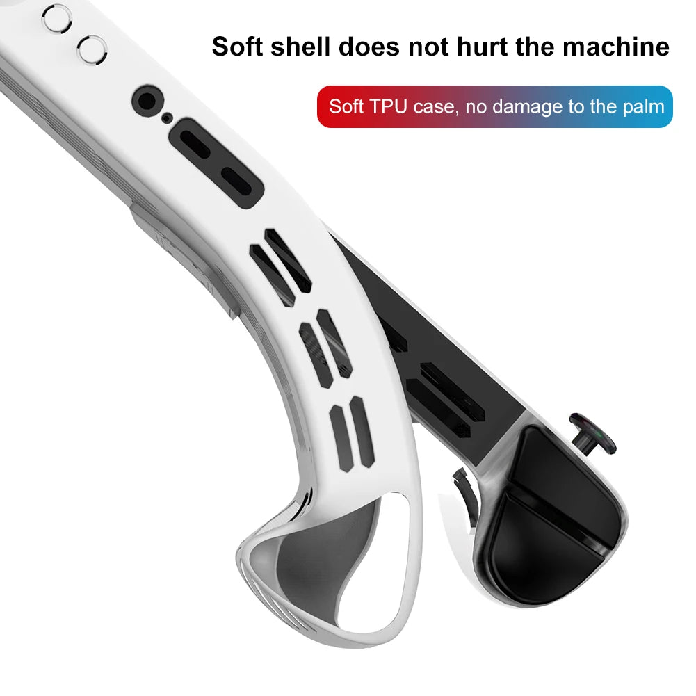 Funda de TPU para Lenovo Legion Go S Consola portátil, Funda protectora completa a prueba de golpes de TPU para Lenovo Legion Go S Handheld para juegos