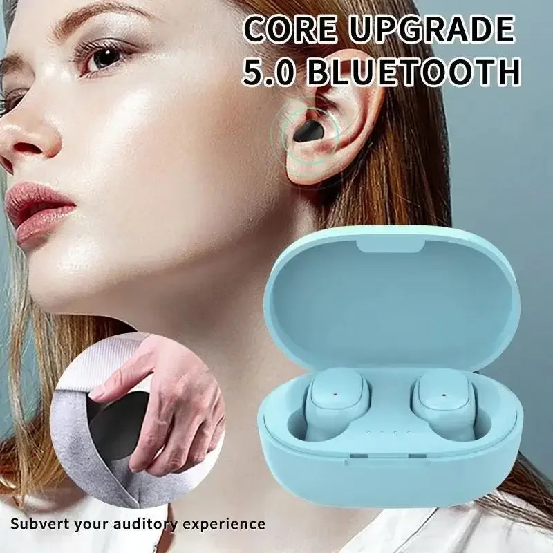 A6S TWS Wireless Bluetooth Headset With Microphones Sports Earbuds Earphones Noise-cancelling Earplug Mini Headphones Hands-free
