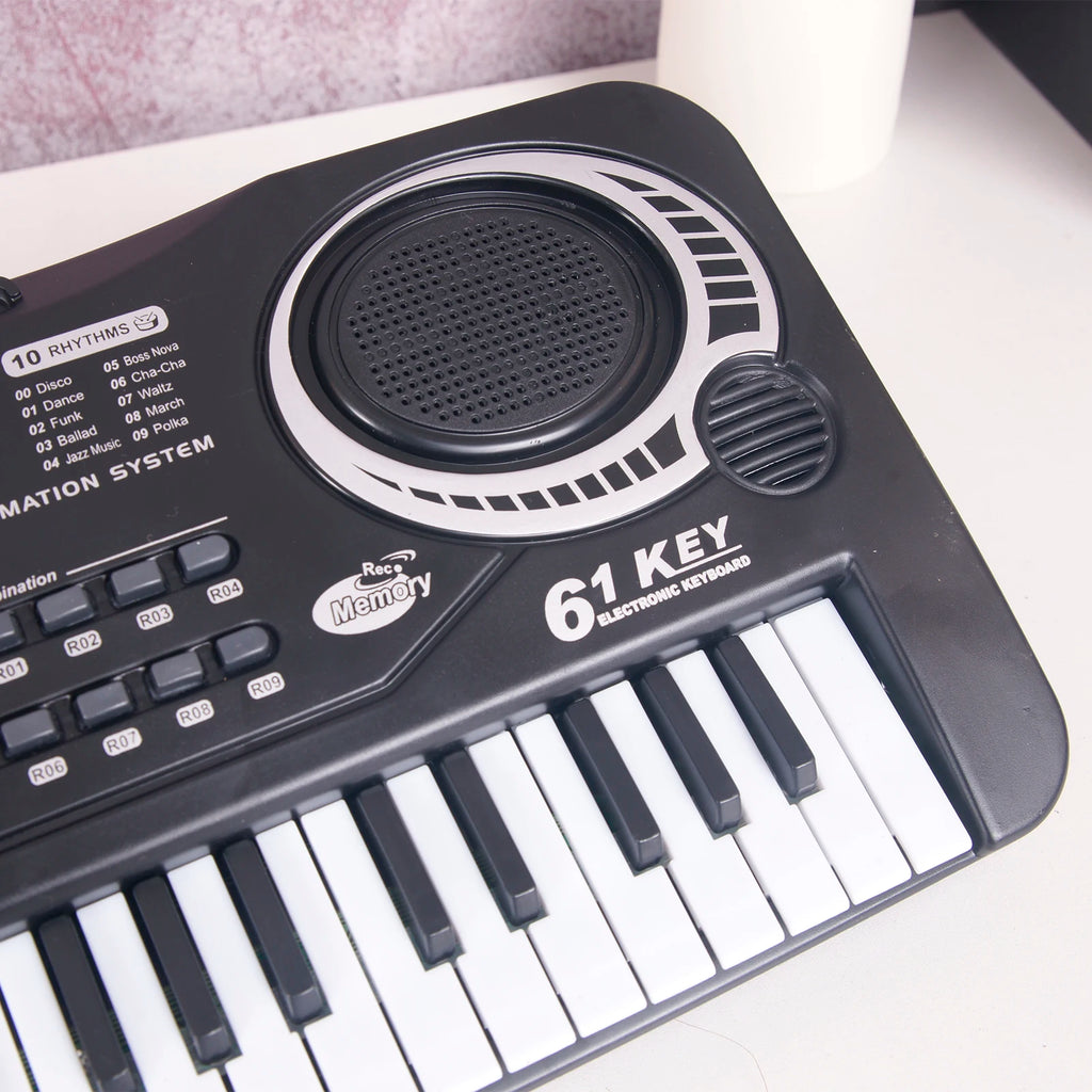 61 Keys Black Digital Music Electronic Keyboard KeyBoard Electric Piano Kids Gift Musical Instrument