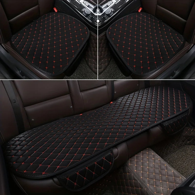 3Pcs Car Seat Cover Universal Car Seat Cushion Breathable Comfort Car Seat Protector Pad Car Interior Accessories