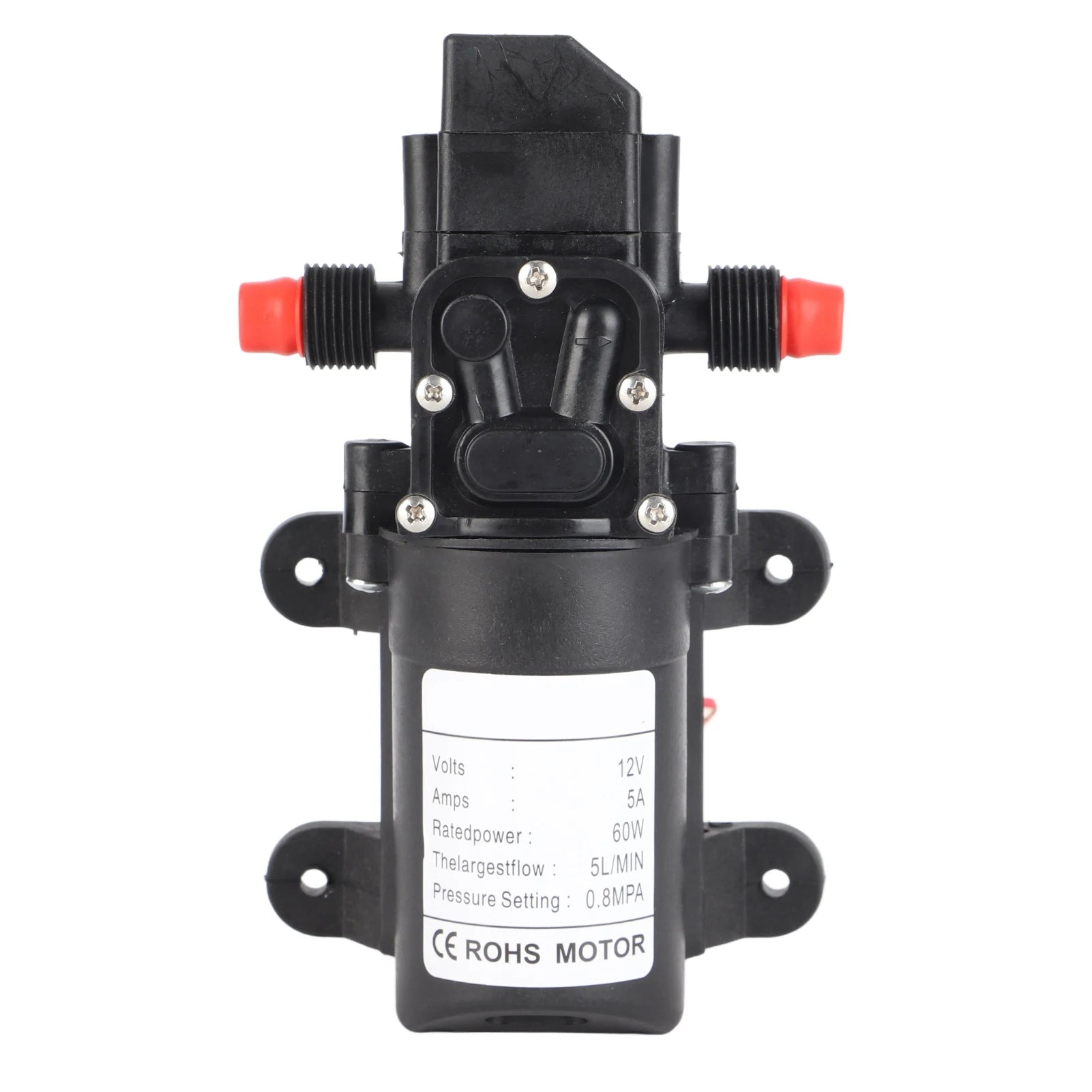 DC 12V Water Pump High Pressure 116Psi Self Priming Caravan Camping Boat