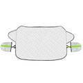 Cobertura de parabrisas para hielo y nieve, para nieve, hielo, rayos UV, protector de espejo, cubierta parasol cortavientos para coches, común a la mayoría de los coches