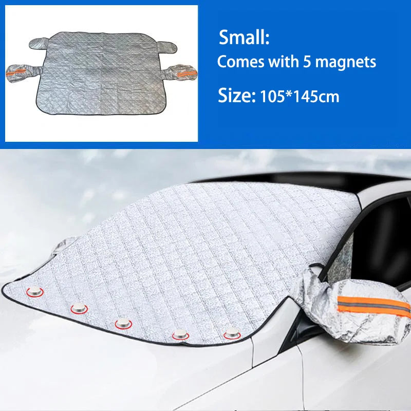 1Pc Brand new Car Windshield Snow Anti-UV Shield for Winter Car Cover Front Window Anti Ice Frost Outdoor Car Protection Cover