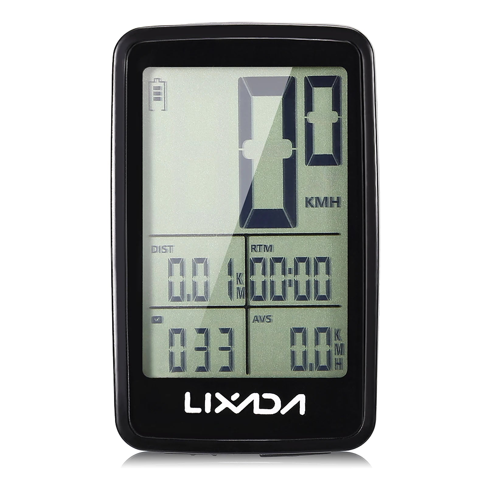 Lixada USB Rechargeable Wireless Bike Cycling Computer Bicycle Speedometer Odometer with Computer Mount Holder