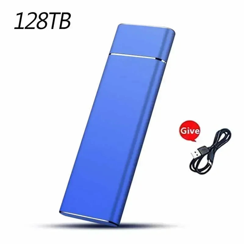 Mini Portable USB SSD 1TB 2TB High-speed Original Mass Storage SSD USB3.0 External Hard Drive for USB SSD Computer Laptop