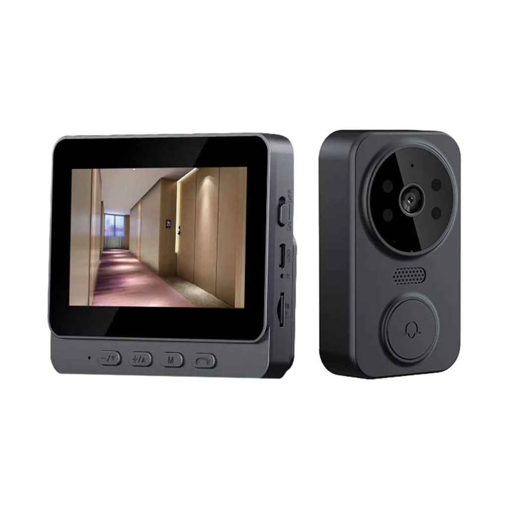 4.3 Inch IPS Screen 2.4G Wireless Visual Intercom Doorbell with Screen Wireless Smart High-definition Video Monitoring Doorbell