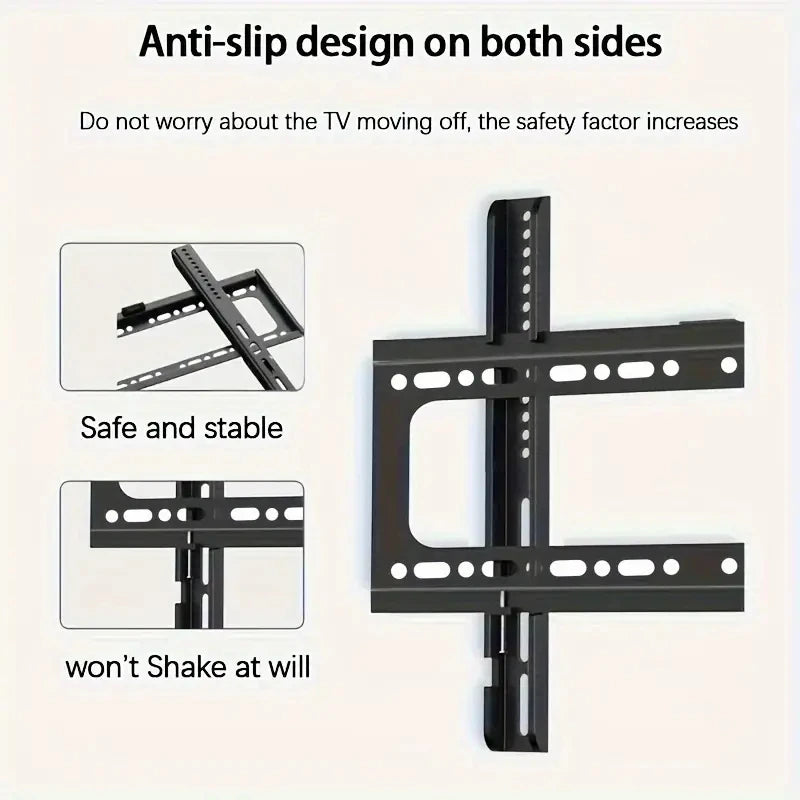 Universal TV Wall Mount Bracket for Most 26-65 Inch LED Plasma TV Mount up to VESA 400x400mm and 110 LBS Loading Capacity