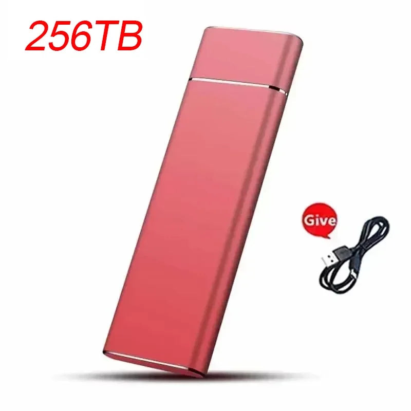 Mini Portable USB SSD 1TB 2TB High-speed Original Mass Storage SSD USB3.0 External Hard Drive for USB SSD Computer Laptop