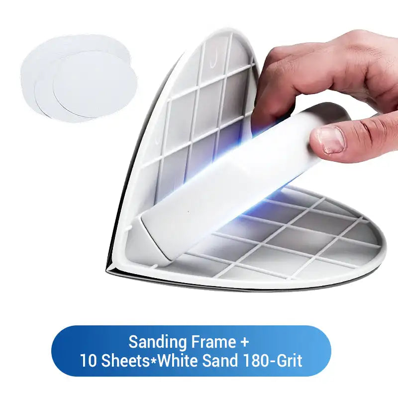 Multifunctional Semi-Circular Angle Sanding Sandpaper Tool Angle Sandpaper Holder Self-adhesive High-end Putty Polishing Tool
