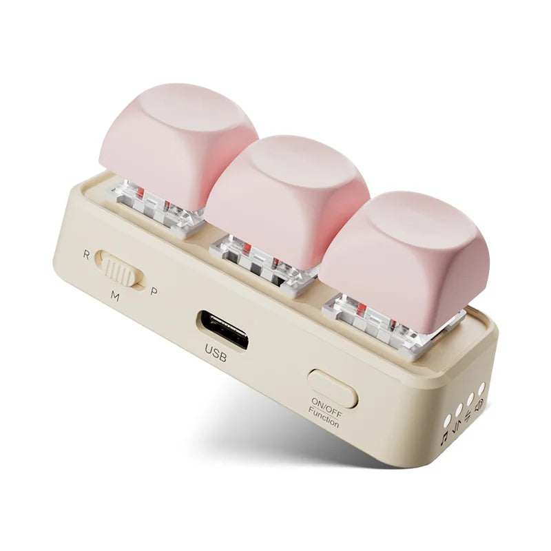 Multi-functional Keyboard Page Turner Short Video Slide PPT PDF Page Flipping Music Switch Take Photos Blue Tooth Remote Control