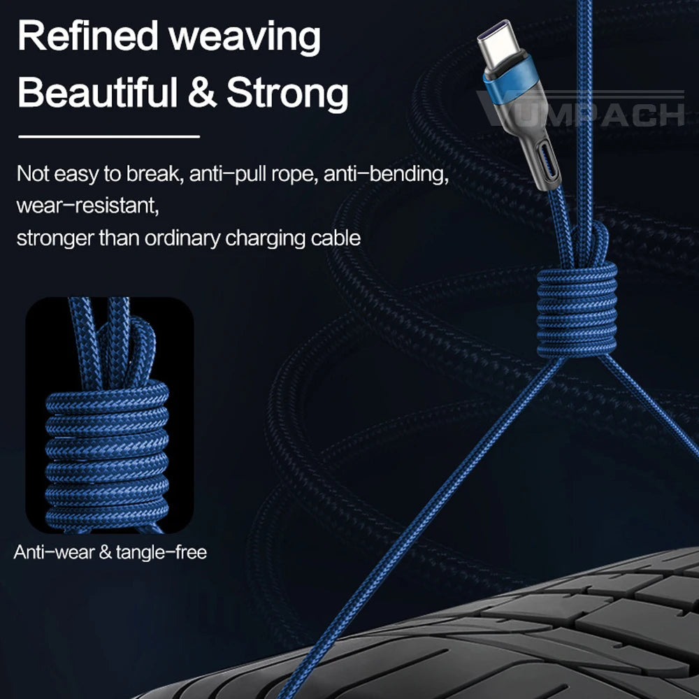 Vumpach Fast usb c type c cable Fast Charging Data Cord Charger usb cable c For Samsung s21 s20 A51 xiaomi mi 10 redmi note 9s 8