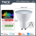 TNCE Tuya gu10 E27 E14 WIFI or Zigbee, Dimmable Light LED lamps 2700-6500k Bulb, Smart Life, Voice With Alexa Google Home alice