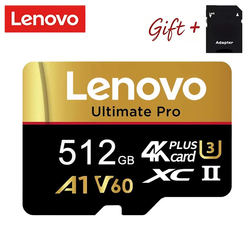 High Capacity Lenovo 512GB Memory Card Micro TF SD TF Cards SD Cards 128GB Class 10 32GB V30 for Driving Recorder/PC/Mac