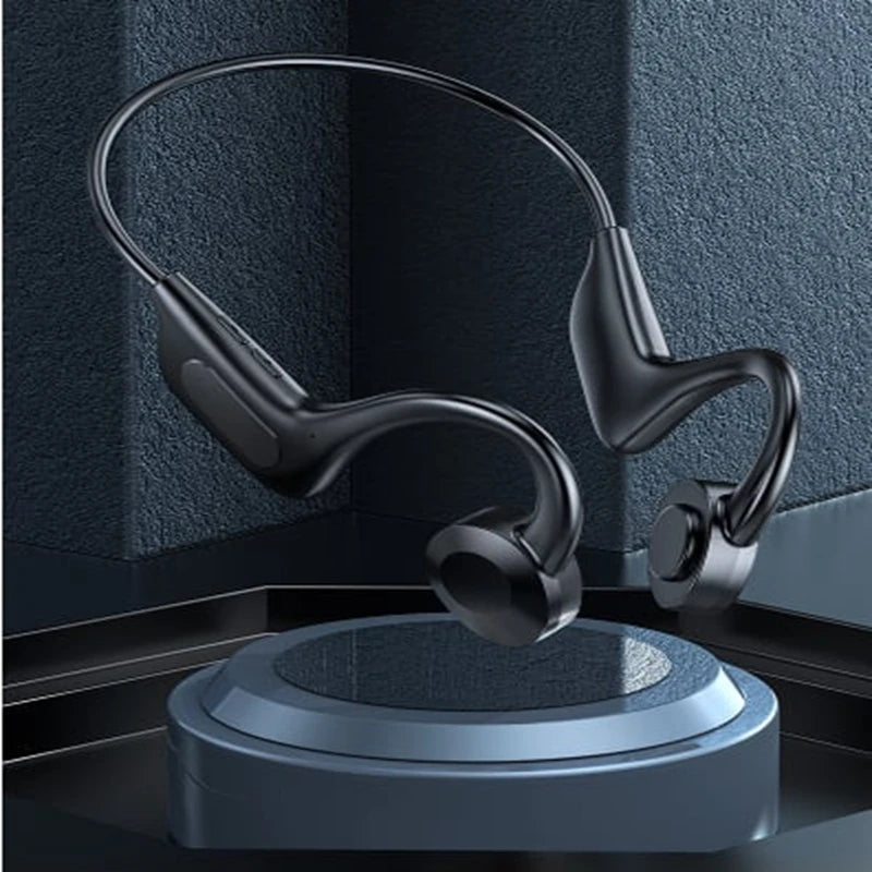 NEW Bone Conduction Headphones Wireless Bluetooth Earphone Sports Headset Hands-free With Mic For Running
