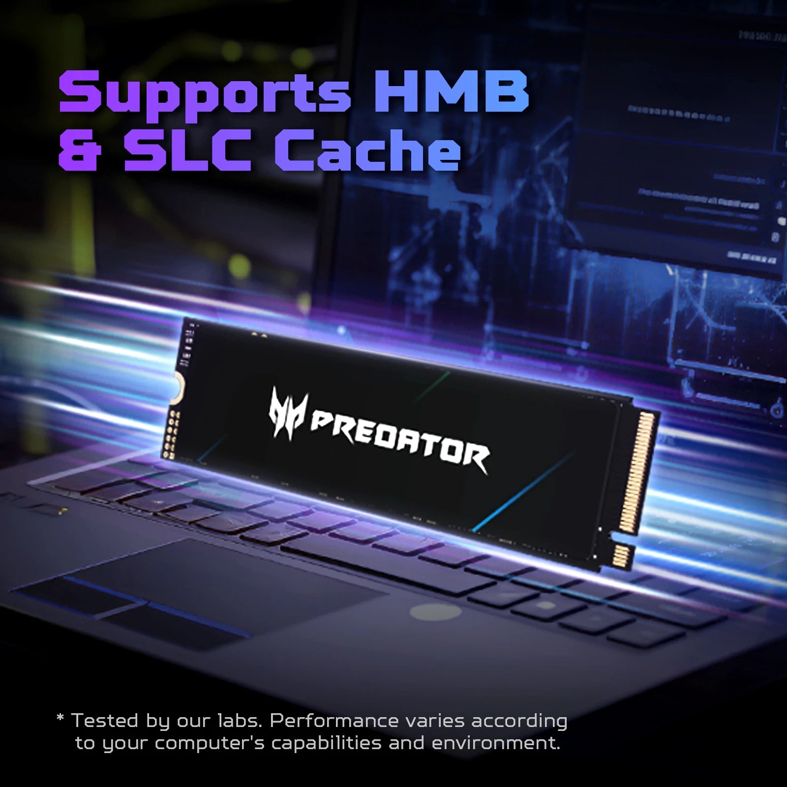 ACER PREDATOR GM7 NVMe SSD, 1TB/2TB/4TB M.2 2280 Game Drive, Read Speed up to 7200MB/s, PCIe Gen4 NVMe, High Performance Gaming
