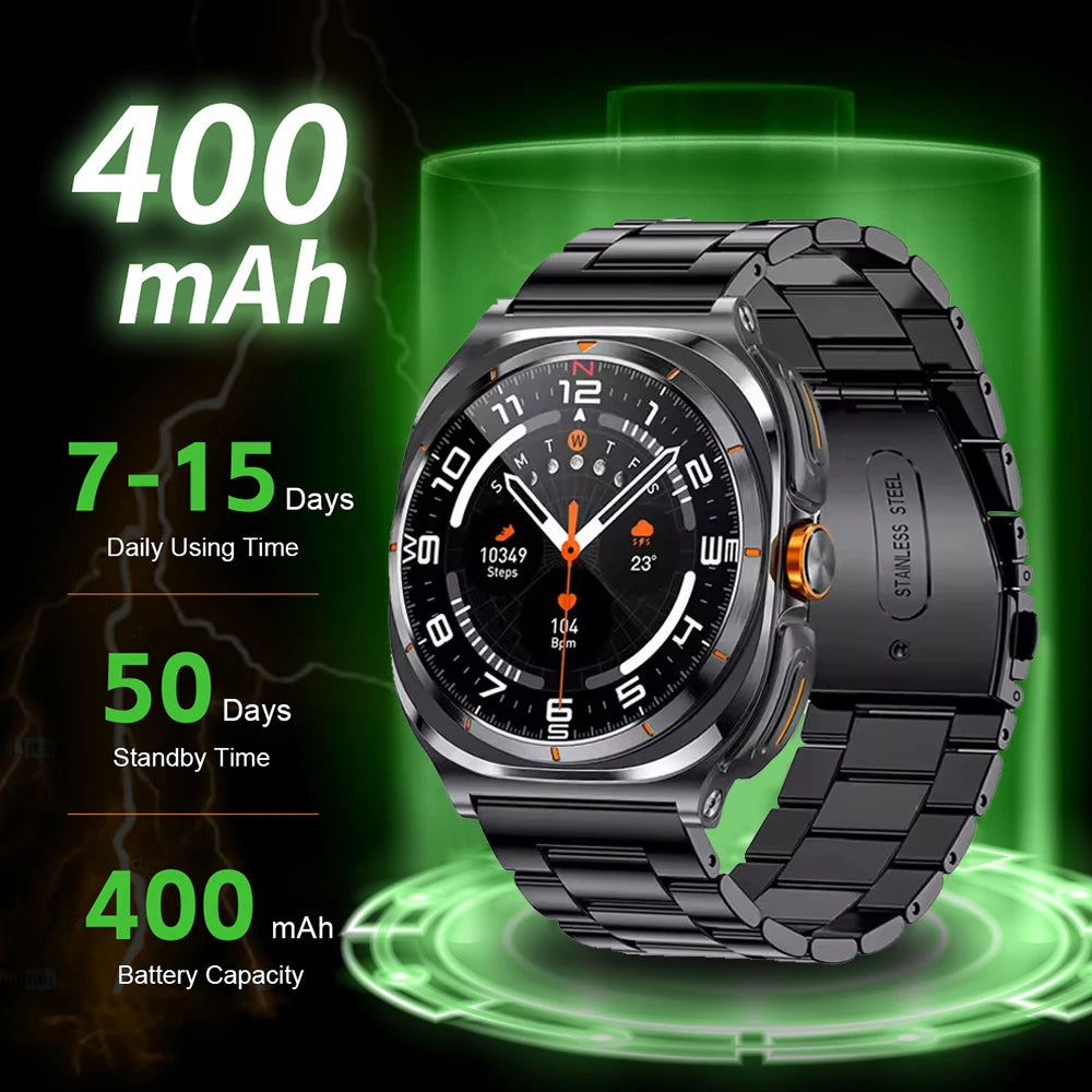 2026 New Upgraded TWS 2 in 1 Men SmartWatch with Headphones Bluetooth Call IP68 Waterproof Outdoor Sport Smartwatch For gift Hot