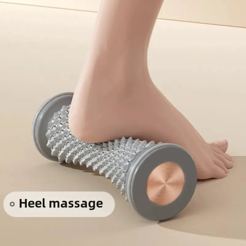 Minimasajeador de pies Rodillo de masaje de yoga Bola de masaje Rodillo para fascitis plantar Cuidado de relajación muscular Masajeador de pies manual de plástico