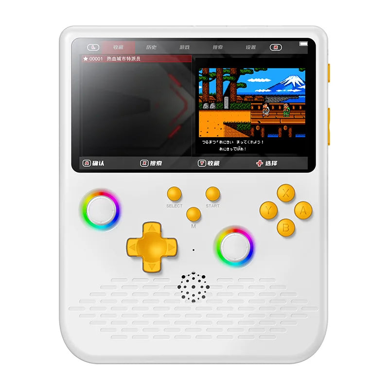H5 Retro Handheld Game Console Linux System 5.0-inch IPS HD 4K With 64G 20000 Games Portable Pocket Game Console