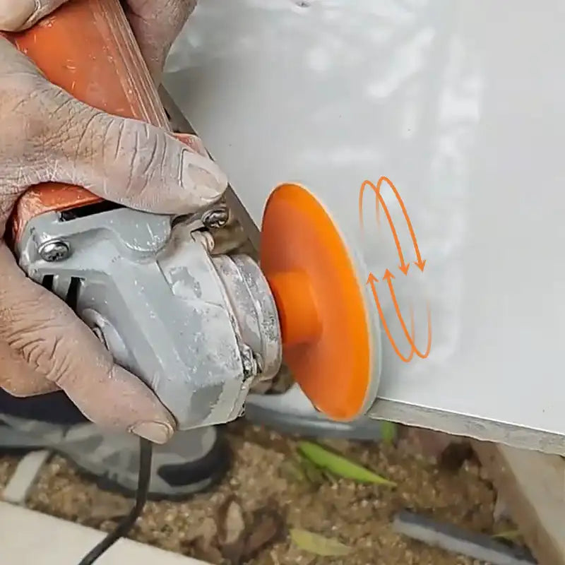 Integrated Stone Trimming/Polishing Disc For M14 Angle Grinder Dry Polishing Marble Ceramic Tile Chamfering Grinding Edge 150#