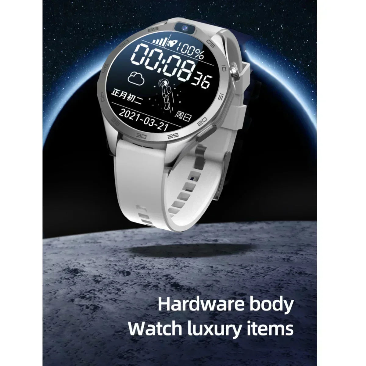 X11 Nuevo reloj inteligente Android pantalla de 1,85 pulgadas batería de 1380 mah 200 W cámaras duales HD GPS WIFI frecuencia cardíaca descarga APP reloj inteligente hombres mujeres