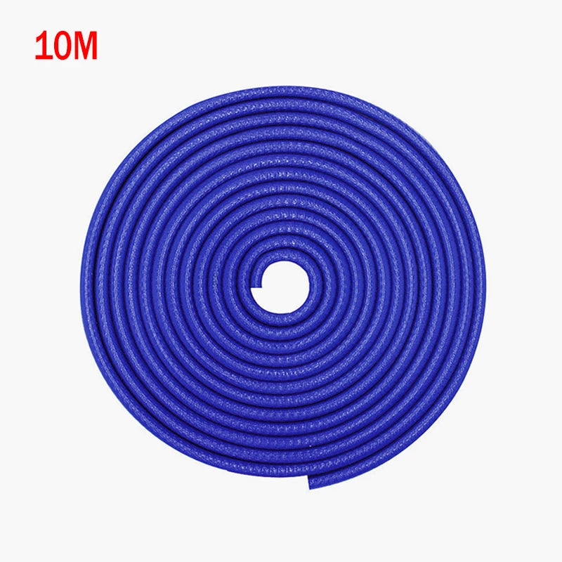 5/10M Car Door Protector Edge Scratch Strip Universal Car Door Noise reduction Anti Collision Protection With Steel Carstyling