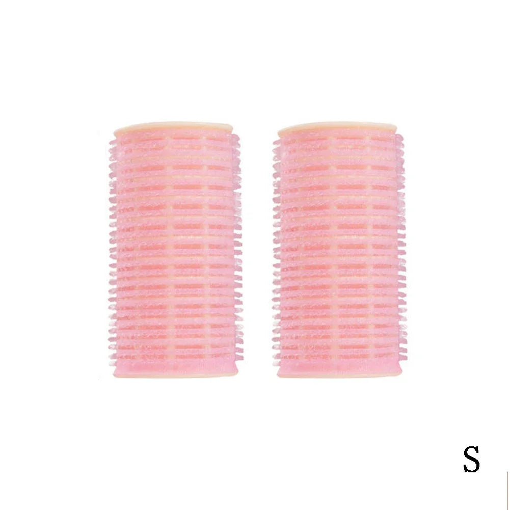 Plastic Hair Rollers Self Adhesive Manual Hair Curler No Heat Hair Rollers Long-lasting Fluffy Styling Hair Styling Tool