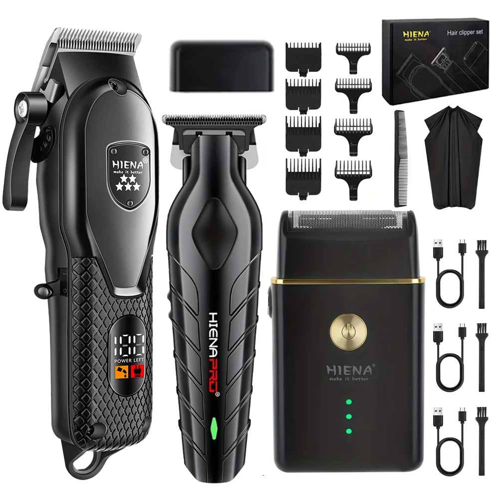 hiena Clipper Electric Hair Trimmer for men Electric shaver professional Men's Hair cutting machine Wireless barber trimmer