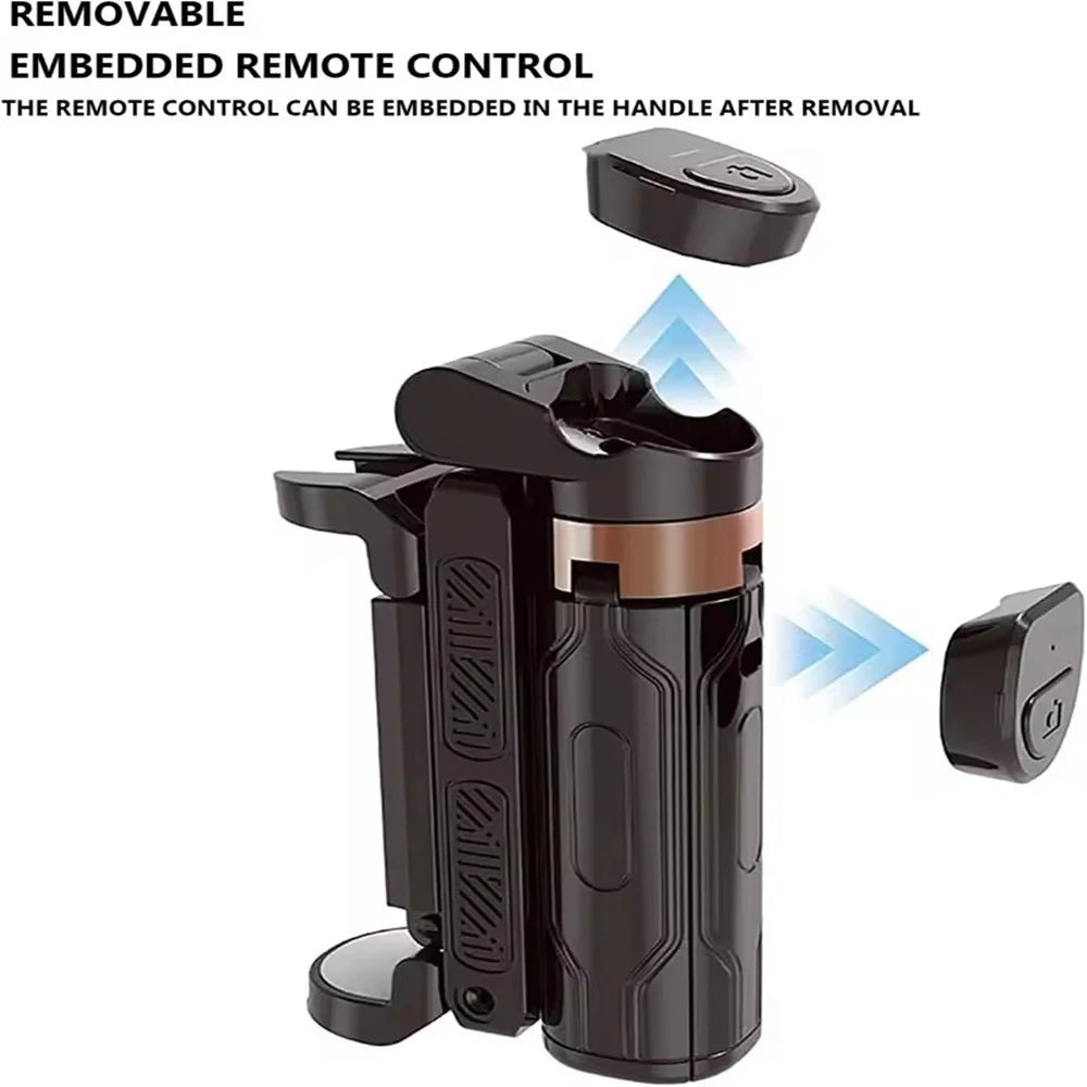Roreta 2025 New Mobile selfie stick handle, tripod photography tool handheld stabilizer shooting assistant travel portable stand