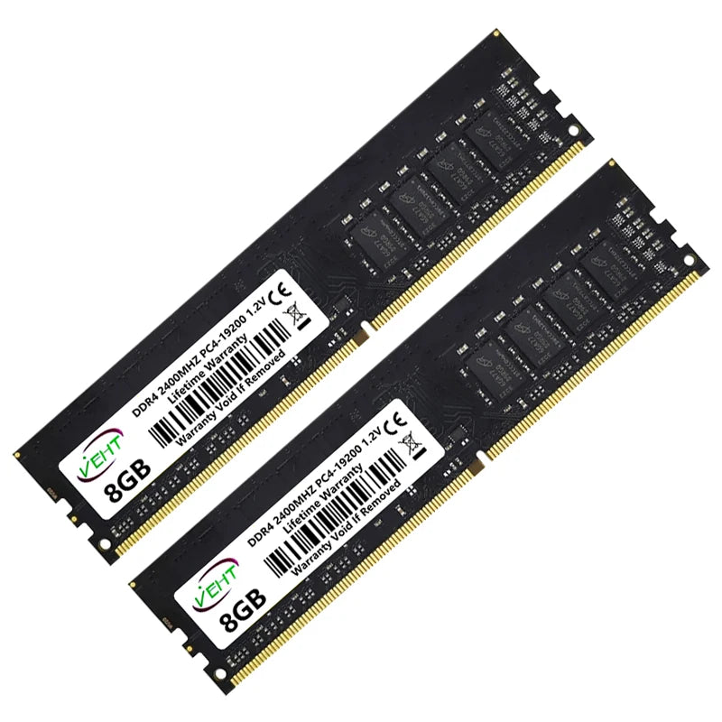 DDR2 DDR3 DDR4 4GB 8GB 16GB Desktop Memories Ram PC3 1.5V 8500 10600 12800 PC4 1.2V 2133 2400 2666Mhz Non-ECC DIMM Memory Ram