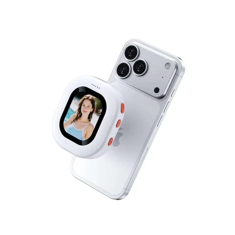 Proyector Inalámbrico Magnético de Pantalla para Teléfono para iPhone Android Auto Selfie Fotografía Duplicación Dispositivo de Transmisión de Medios