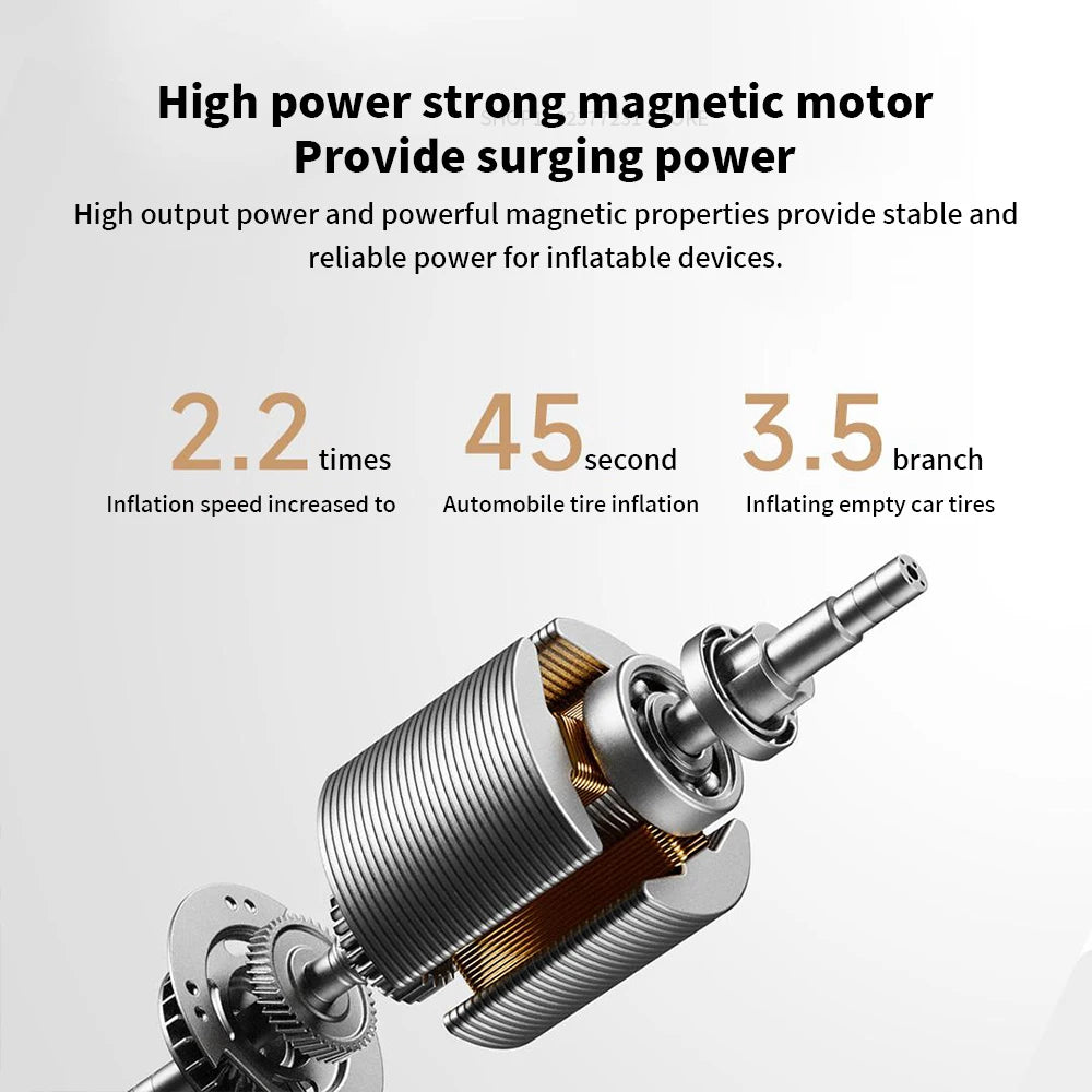 Original MIJIA Air Pump 2 Pro Portable Electric Air Compressor Mi Inflatable Treasure 150psi High Pressure Motorcycle Car Soccer