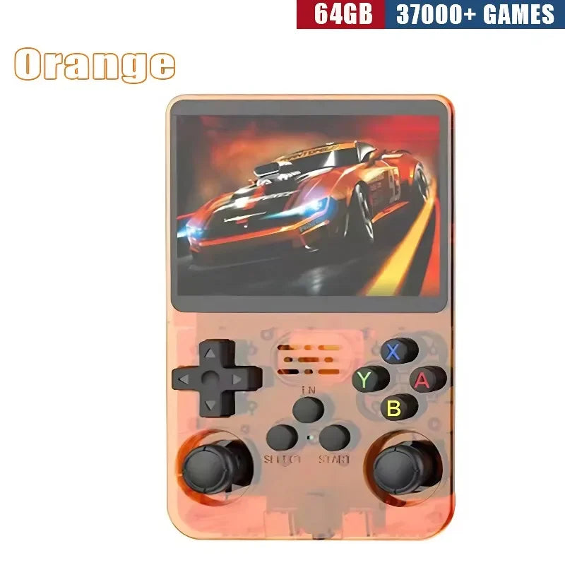 R36S Retro Handheld Console 3 5 Inch IPS Screen 64GB 128GB 256GB Portable Gaming Device with Built in Games