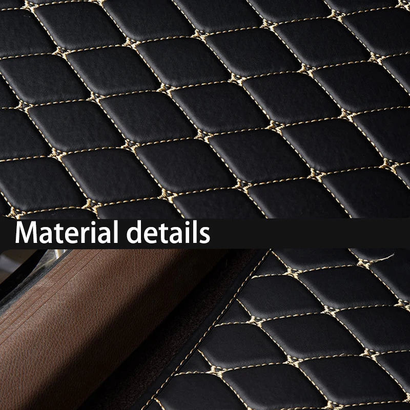 Alfombrillas de coche de cuero PU impermeables, protectores de almohadillas, alfombrillas de moda para coche, cojín para todas las estaciones, 5 unidades