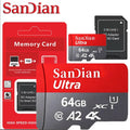 512GB 256GB 128GB 64GB 32GB  SD Card Memory Card Micro TF SD High Speed U3 V30 A2 Mirrorless Camera 8K Video Recording