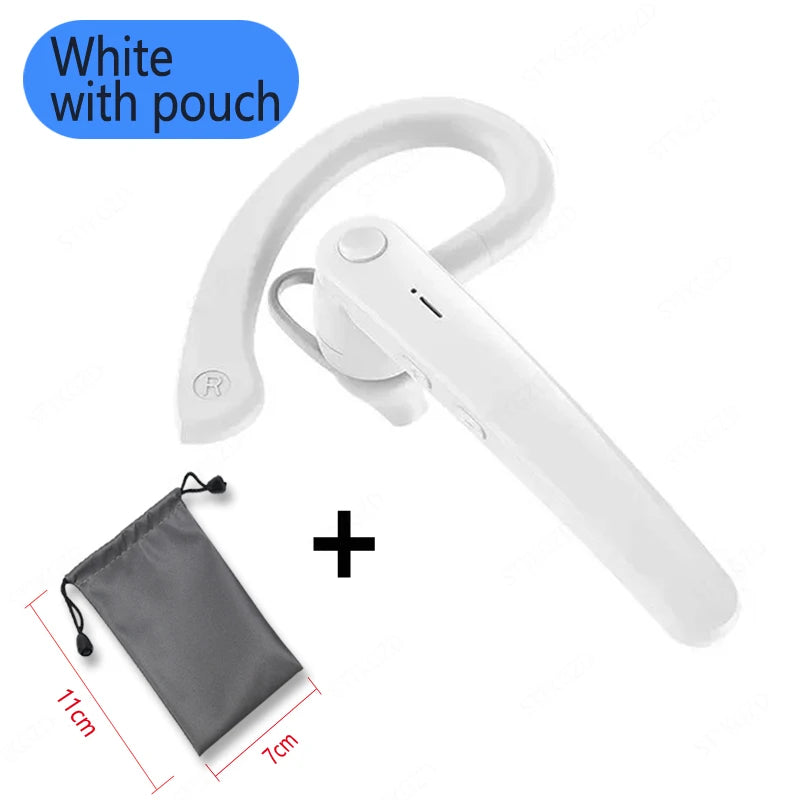 Auriculares inalámbricos Bluetooth con micrófono, audífonos con cancelación de ruido ENC, manos libres para negocios y conducción
