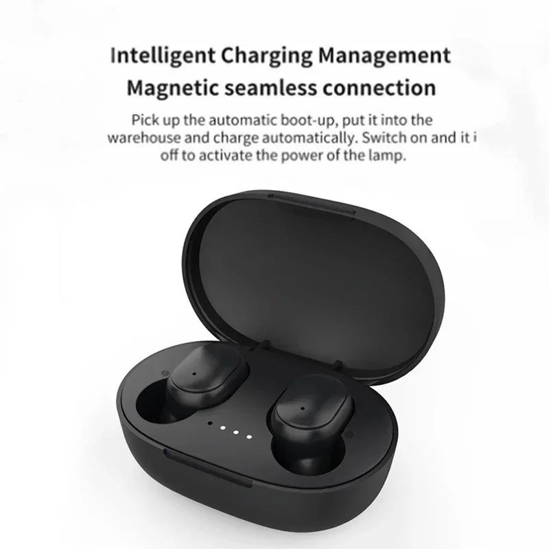 A6S TWS Wireless Headphones Bluetooth Earphone 5.0 Stereo Headset Earbuds with Microphone For iPhone Xiaomi