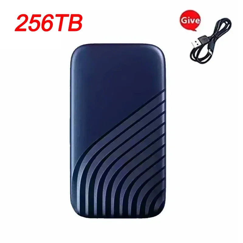 New SSD USB Flash Hard Drive External TypeC High Speed SSD USB3.1 256TB SSD Storage Portable HD Hard Disk