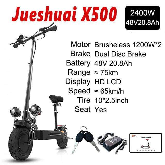 [8 modelos] Scooter eléctrico de 10/11 pulgadas 48V-72V 1000W-6000W 50-85km/h Rápido E Scooter Todoterreno Patinete Eléctrico Plegable para Adultos